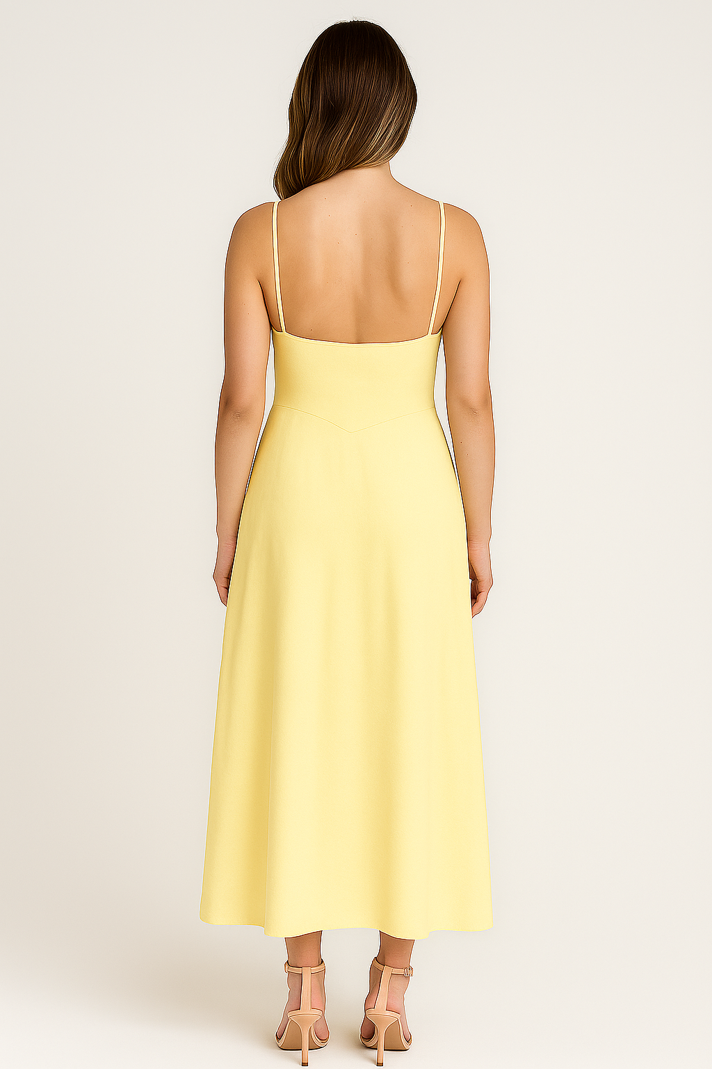 Ärmelloses Maxikleid mit eleganter Schnürung für Damen